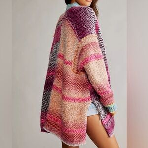 Free People Daydreamer Oversized Cardi Cardigan Sweater Medium